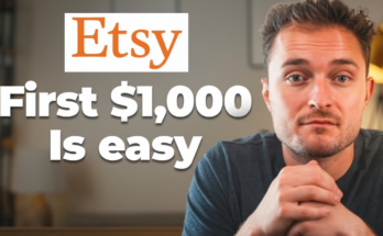 How To Get Your First $1,000 on Etsy (the easy way)