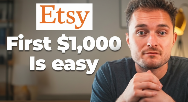 How To Get Your First $1,000 on Etsy (the easy way)